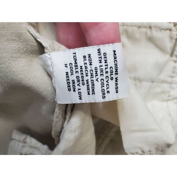 Marrakech Open Front Cream Linen Vest Minimalist Coastal Normcore Capsule - Picture 8 of 8